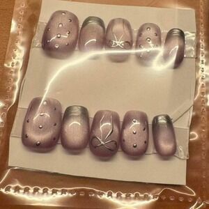 Violet Voltage‎ Nail Set – Metallic Purple